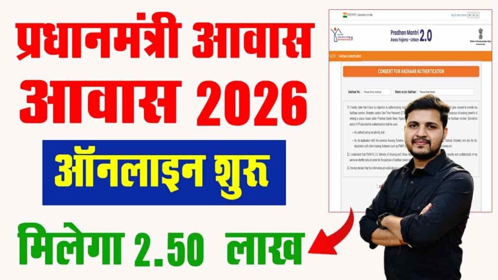PM Awas Yojana Urban 2026 Online Apply