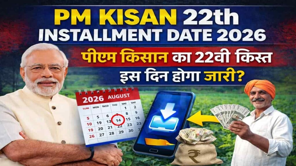 Pm Kisan 22th Installment Date 2026