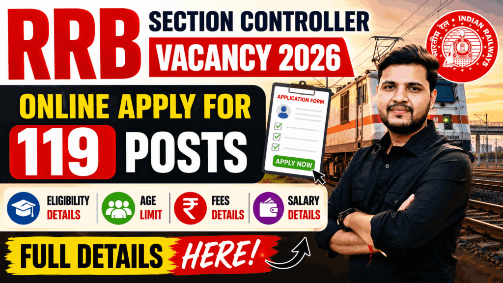 RRB Section Controller Vacancy 2026