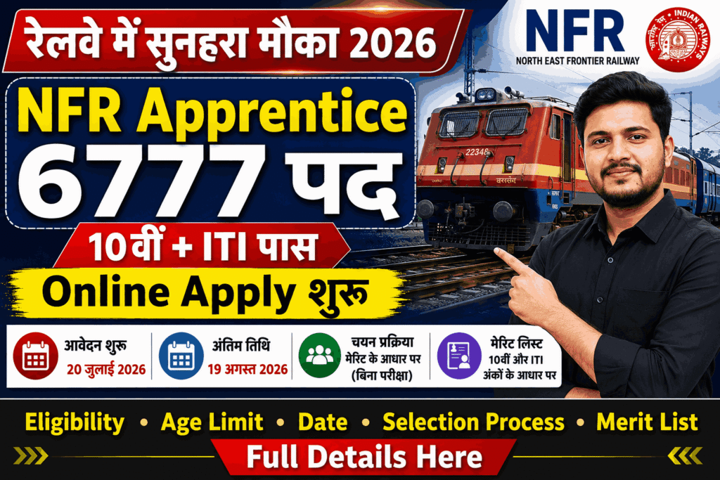 NFR Apprentice Vacancy 2026