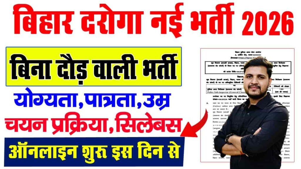 Bihar Police Sub Inspector Vacancy 2026